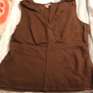 JJill linen tank size 16